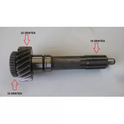 Eixo piloto 22 dentes F1000 e F4000 1991 a 1996 com cambio Clark CL2615B, CL2615C e FS2305B 5 marchas numero Eaton 33166... - AUTOPEÇAS TUNICAR
