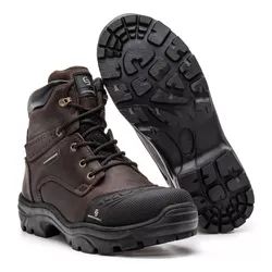 Bota Segurança Masculina C.A em Couro Legítimo 219... - UNDERSPORTS