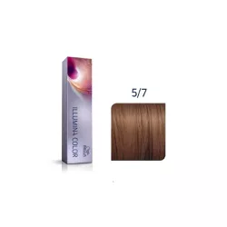 Wella Illumina Color 5-7 Castanho Claro Marrom 60g - UNIKAPRO Cosmetics