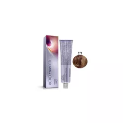 Wella Illumina Color 7-7 Louro Médio Marrom 60g - UNIKAPRO Cosmetics