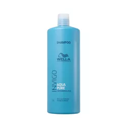 Wella Invigo Aqua Pure Shampoo Antirresíduos 1l - UNIKAPRO Cosmetics