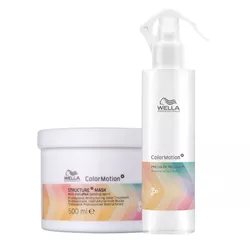 Wella Kit Color Motion Máscara 500ml + Pre Color TRT 185ML - UNIKAPRO Cosmetics