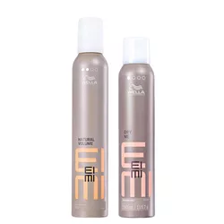 Wella Kit Eimi Fixador Mousse Vol 300ml + Sha Dry Me 180ml - UNIKAPRO Cosmetics