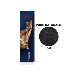 Wella Koleston Perfect Castanho Escuro Natural 3/0 60ml - UNIKAPRO Cosmetics