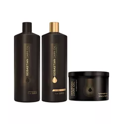 Wella Kit Dark Oil Shampoo e Condic. 1L + Máscara 500ml - UNIKAPRO Cosmetics