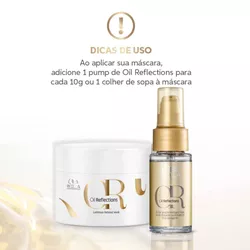 Wella Kit Oil Reflection Sha + Cond + Masc 150ml + Oil 30ml - UNIKAPRO Cosmetics