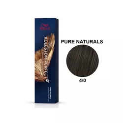 Wella Koleston Perfect Castanho Médio Natural 4/0 60ml - UNIKAPRO Cosmetics