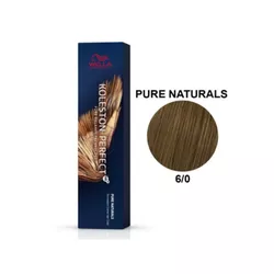 Wella Koleston Perfect Louro Escuro Natural 6/0 60ml - UNIKAPRO Cosmetics