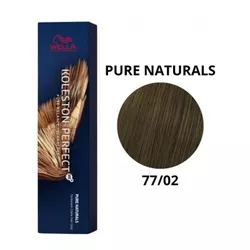Wella Koleston Perfect Louro Méd Inten Nat Mate 77/02 60ml - UNIKAPRO Cosmetics