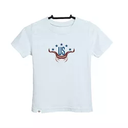 Camiseta Infantil Branco - USC-CI-009 - USCOWBOYS