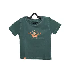 Camiseta Infantil Verde Cinzento - USC-CI-010 - USCOWBOYS