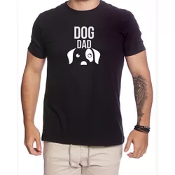 Camiseta Dog Dad Pai de Cachorro Presente Personal... - USE CLAN