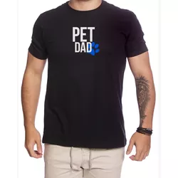 Camiseta Personalizada Pet Dad Pai de Cachorro Pre... - USE CLAN