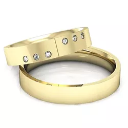 Alianças de Casamento Contagem 4,5mm - 538 - M Joias