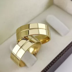 Alianças de Casamento Taguatinga 6mm - 531 - M Joias