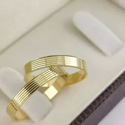 Alianças de Casamento Frankfurt 4mm - 536 - M Joias