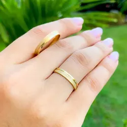 Alianças De Casamento Uberaba 4mm - 562 - M Joias