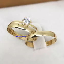 kit Alianças de Casamento Goiânia 2mm - 535 - M Joias