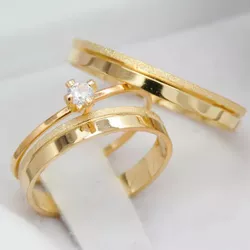 Alianças Flamboyant Shopping 3mm - 537 - M Joias