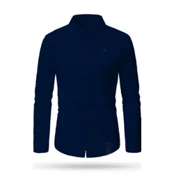 Camisa AZUL SOCIAL Fortaleza Oficial - poloazul - VIDA BR