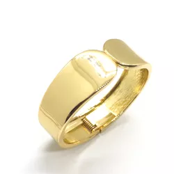 Bracelete Maxi Banhado a Ouro - Vila das Pratas e Semijoias 