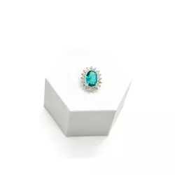 Pingente Oval Tiffany em Prata 925 - Vila das Pratas e Semijoias 