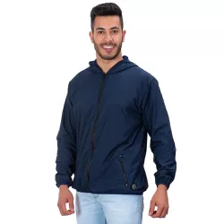 Jaqueta Corta Vento W2 Marinho Liso Casaco Imperme... - W2 STORE