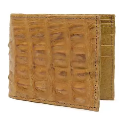 Carteira MINI em Couro de Jacaré (Caiman yacare) W... - Exotic Couros