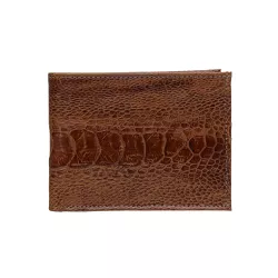  Carteira Mas. em Couro de Canela de Avestruz (Str... - Exotic Couros
