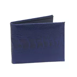 Carteira MINI em Couro de Canela de Avestruz (Stru... - Exotic Couros