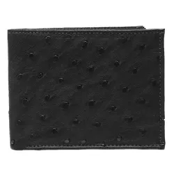 Carteira MINI em Couro de Avestruz (Struthio camel... - Exotic Couros