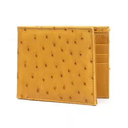 Carteira MINI em Couro de Avestruz (Struthio camel... - Exotic Couros