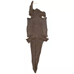 Couro de Jacare Acab. HB (Caiman Yacare) Tabaco Ce... - Exotic Couros