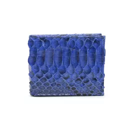 Carteira Mas. em couro de Cobra (Python reticulatu... - Exotic Couros