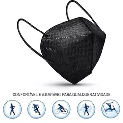 Kit Máscaras KN95 PRETA de Pro... - KAHSH STORE MARKETPLACE