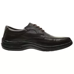 Sapato Social Confort Masculino Com Cadarço Café -... - Yep Store