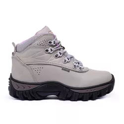 BOTA FEMININA COM C.A 48.067 COURO LEGÍTIMO VIOLET... - ZAFREM
