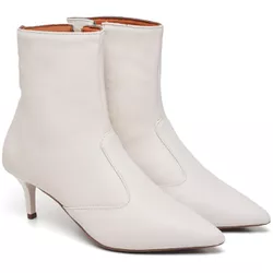 BOTA FEMININA CANO CURTO SALTO FINO BAIXO NAPA OFF... - ZAFREM
