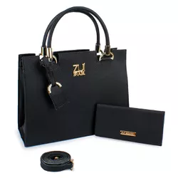 Kit Bolsa Feminina Castelo Relax Preto - Zuí Brasi... - ZUÍ BRASIL