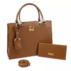 Kit Bolsa Feminina Castelo Relax Caramelo - Zuí Br... - ZUÍ BRASIL