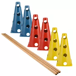 Kit Funcional 06 Cones Com Barreiras Zuí Brasil - ... - ZUÍ BRASIL