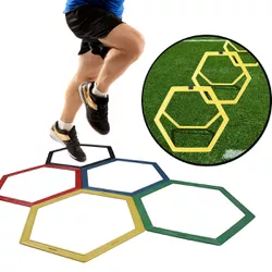 Kit Funcional Aro Hexagonal Circuito Agilidade Arg... - ZUÍ BRASIL