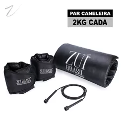 Kit Peso Caneleira 2kg (o Par) Com Corda De Pular ... - ZUÍ BRASIL