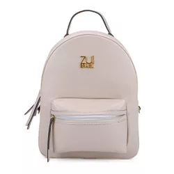 Mochila Couro Ecológico Off White Zuí Brasil - 104... - ZUÍ BRASIL