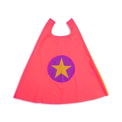 Capa heroi estrela rosa e roxo - Minibossa