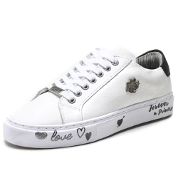 TÊNIS CASUAL FEMININO LOVE KEDS BRANCO BÁSIC