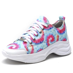 TÊNIS SNEAKER PLATAFORMA STAR ONE FEMININO TIE DYE ESPIRAL