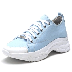 TÊNIS PLATAFORMA SNEAKER FEMININO STAR ONE COLORS AZUL CLARO