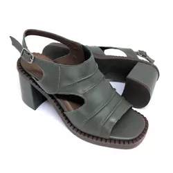 Sandália Soraya - Musgo - A de Acessórios | Sapatos Femininos