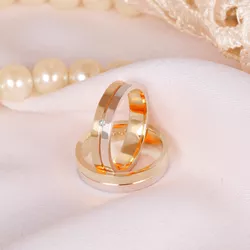 Aliança de Ouro 18k O PAR - RJ01BODAS - ALIANÇAS RAINHA VIRTUAL 